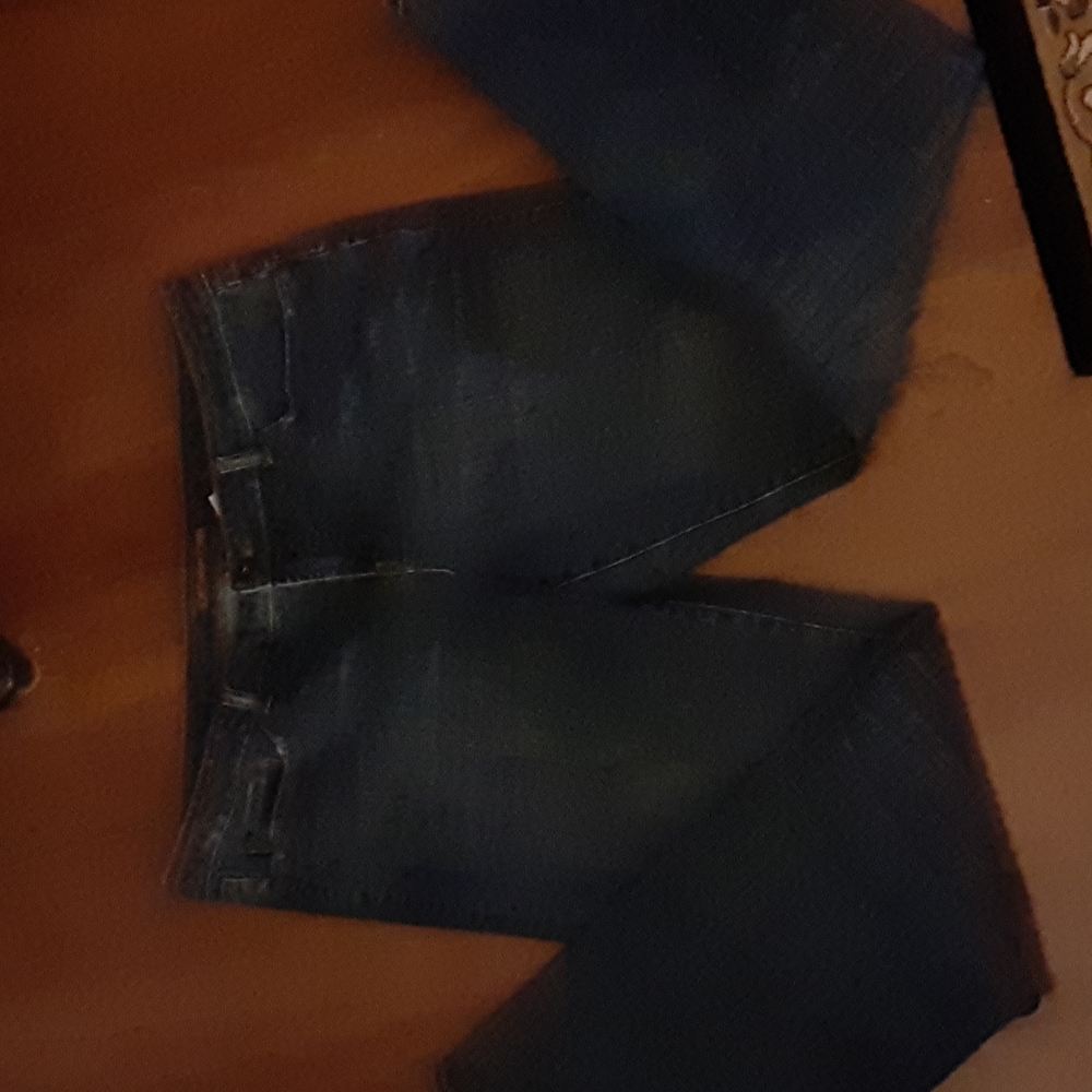 Coldwater Creek stretch jeans classic style factory lightly distressed 16 EUC…